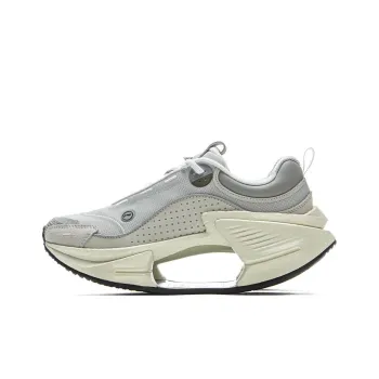 LiNing Jueying CRC Slip Resistant, Abrasion Resistant, Rebound Resistant Low Top Running Shoes Women's Gray