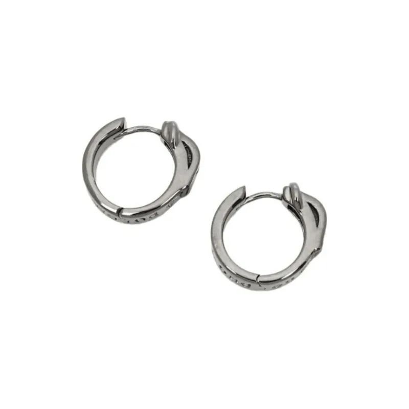 Vivienne Westwood Brass Earrings Men's Silver Black-2