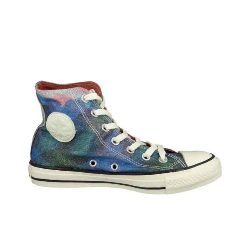 MISSONI x Converse Chuck Taylor All Star Anti-Slip Wear-Resistant High-Top Canvas Shoes Women's Blue Purple-1