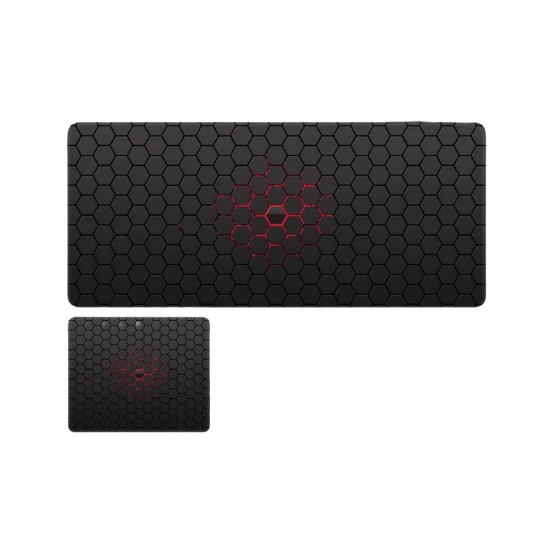 SHIBADU Rubber+Ji Fine Cloth Surface Tech Style Ergonomic Gaming Keyboard Pad Laptop Desk Pad For FPS Mouse Pads-8