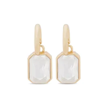 Kenneth Jay Lane Huggie Drop Earrings