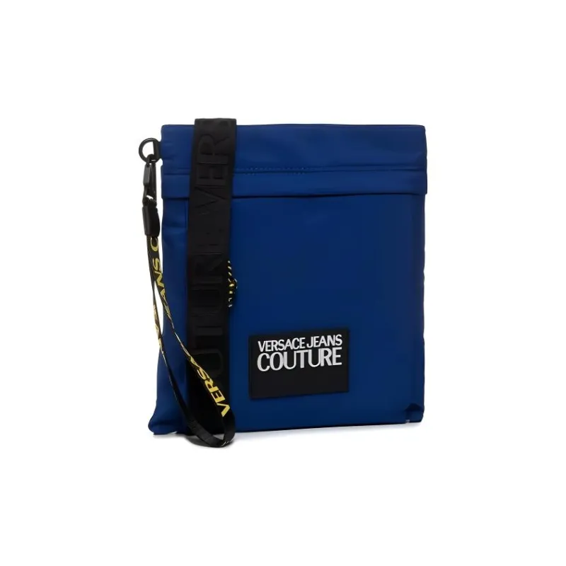 VERSACE JEANS COUTURE Polyurethane Handbag Shoulder Bag Crossbody Bag Men's Royal Blue-2