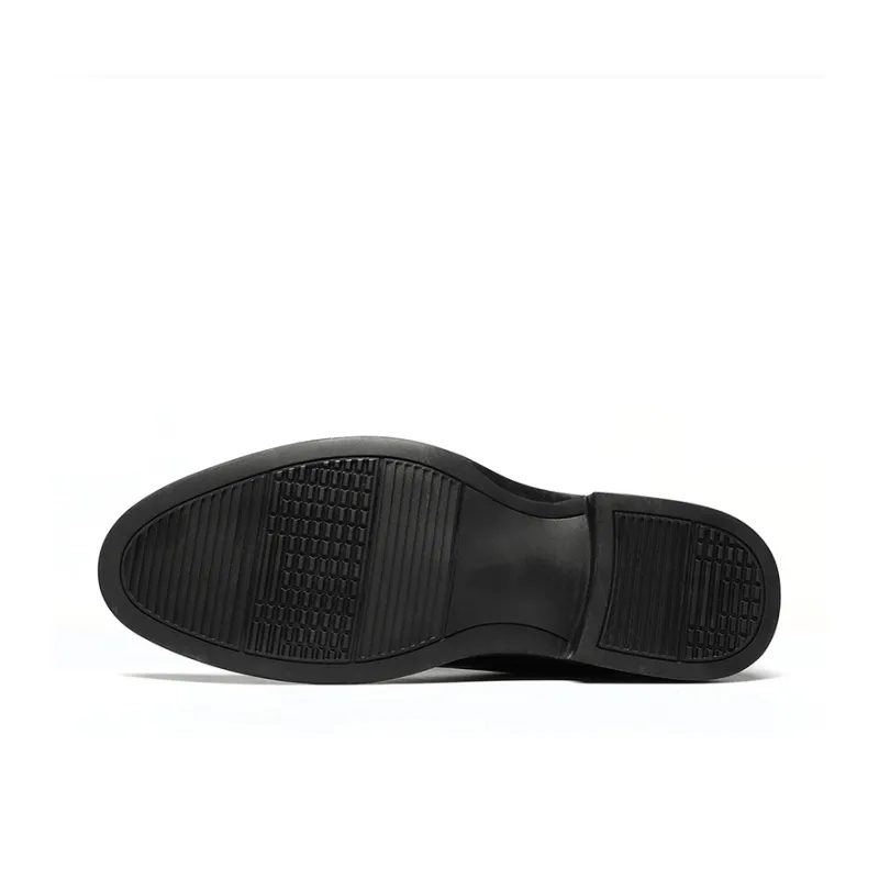 Warrior Fashion Business Dress Shoes Men's Black-5
