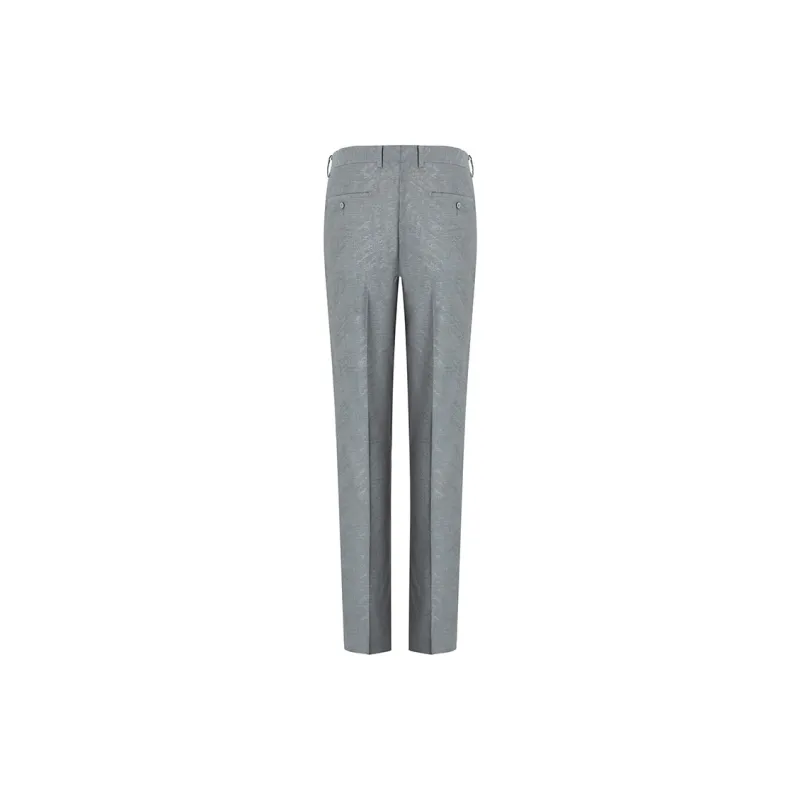 RARE Suit Trousers Men Gray-1