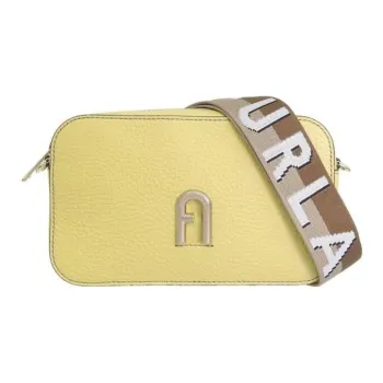 Furla Leather Shoulder Bag, Crossbody Bag Women's Yellow