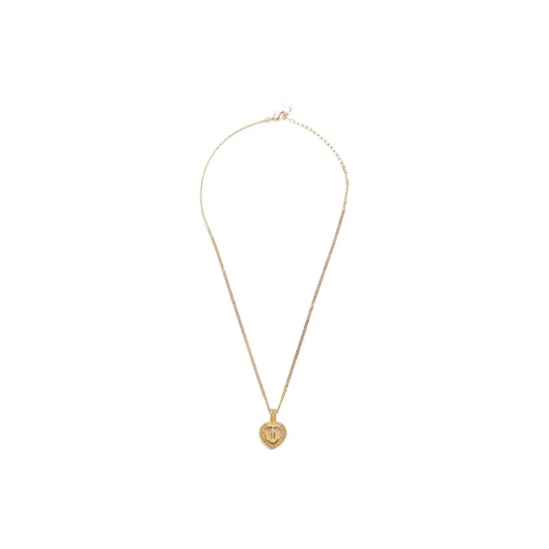DIOR Heart Pendant Necklace-1