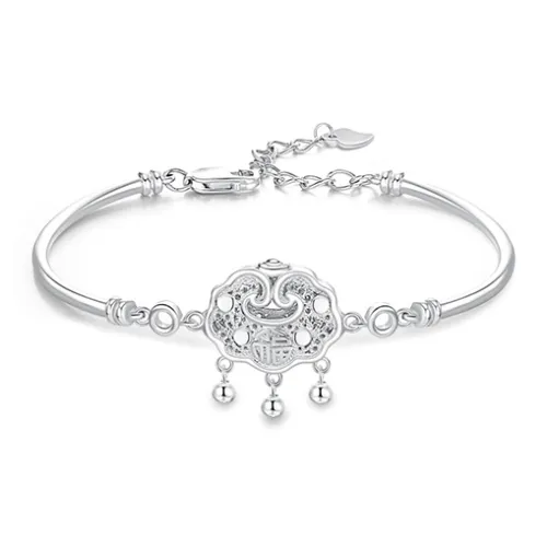 RboySe S925 Silver Bracelets Women's