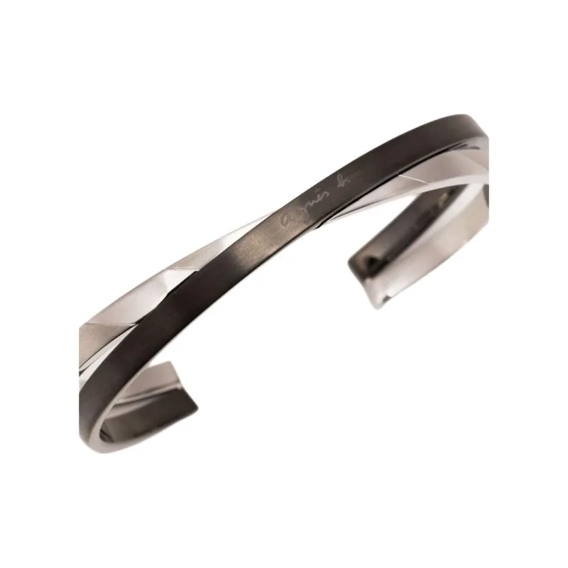Agnes B. Logo-engraved Layered Bracelet-1