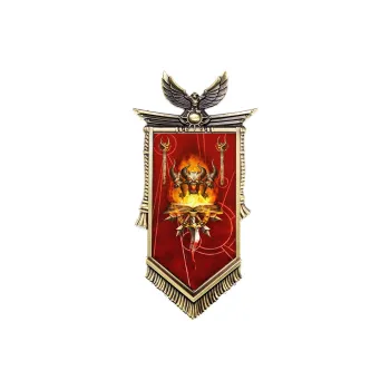 STARFORGED Warhammer 30K  The Horus Heresy Chapter 1  The Word Bearers Battle Standard Anime / Games Fridge Magnets