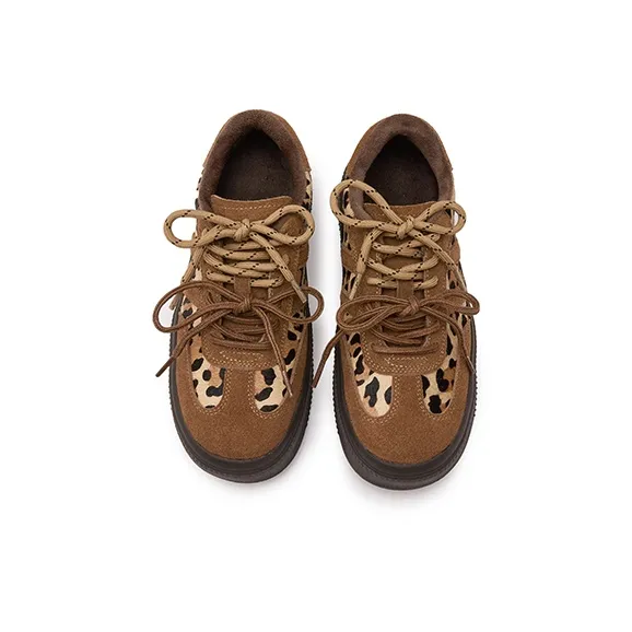 ZSBELLA Warm Anti-Slip And Wear-Resistant Low-Top Skateboard Shoes Women's-3