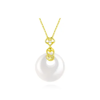 Emerald Dynasty Chalcedony Jade Necklaces Women's