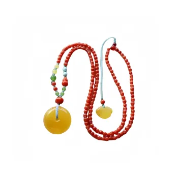 Xifeng Building Beeswax Necklaces Unisex