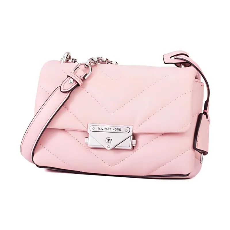 MICHAEL KORS Cece Quilting Leather Shoulder Bag Crossbody Bag Mini Women's Rose Pink-3