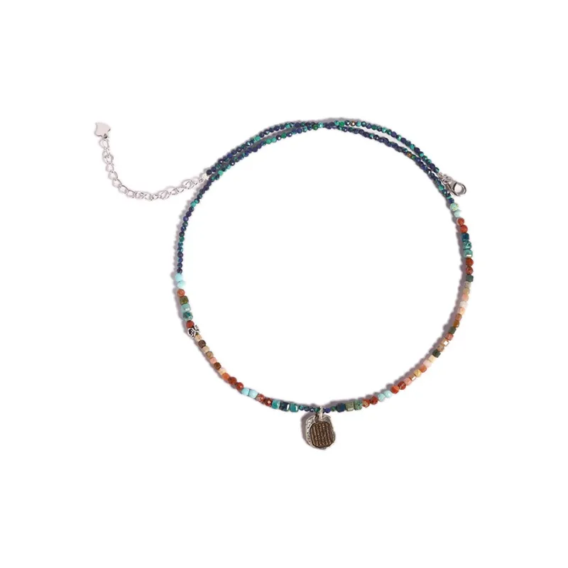 7IN 925 Sterling Silver Necklaces Unisex-0