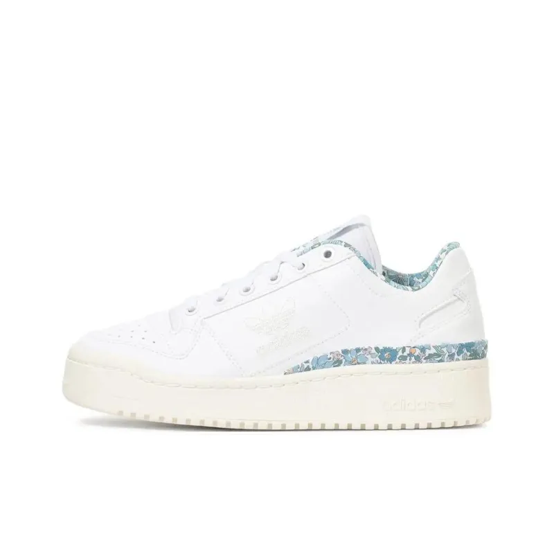 LIBERTY x Adidas Originals Anti Slip Wear Resistant Low Top Skateboard Shoes Unisex White-0