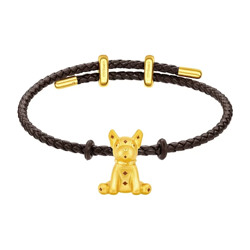 CHOW TAI FOOK Gold Bracelet Unisex-1