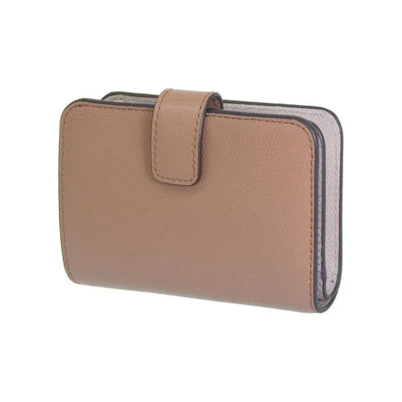 Furla Leather Wallet Medium Size Women's Dark Beige-2