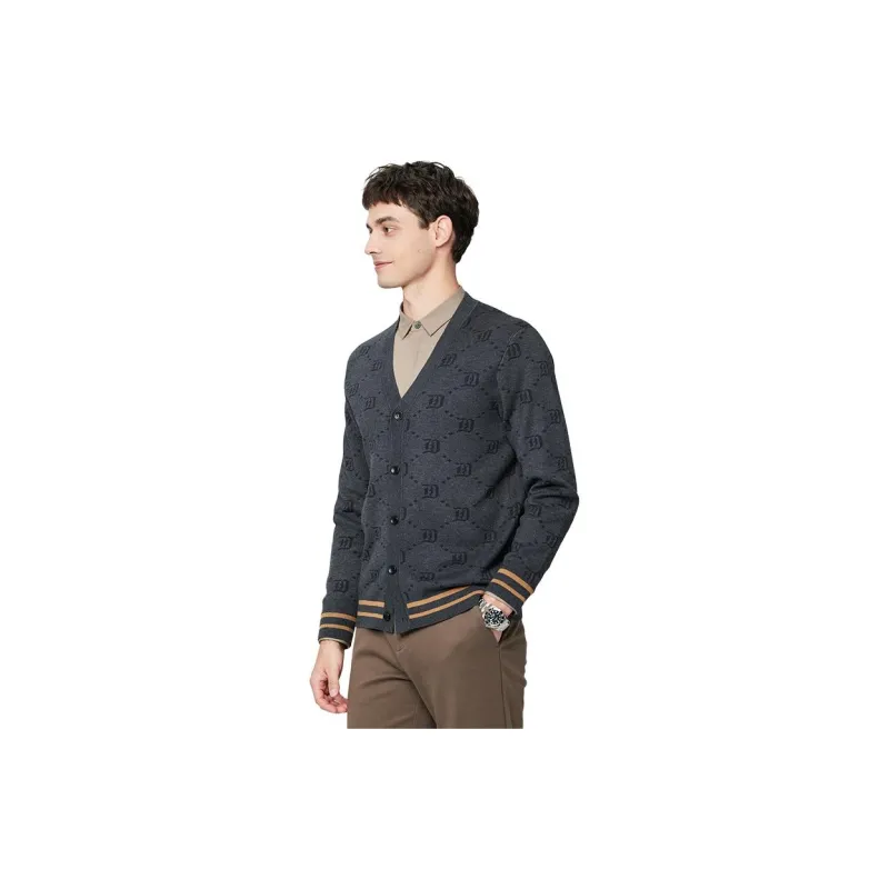 Dance With Wolves Sweater Men's Dark Heather Gray-2