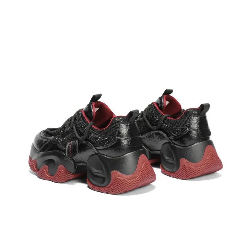 BELLE Anti-Slip And Wear-Resistant Lightweight Low-Top Chunky Sneakers Women's-7