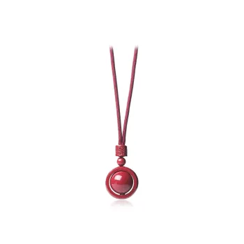 CANHUI Cinnabar Time Brings Fortune Necklace Women's