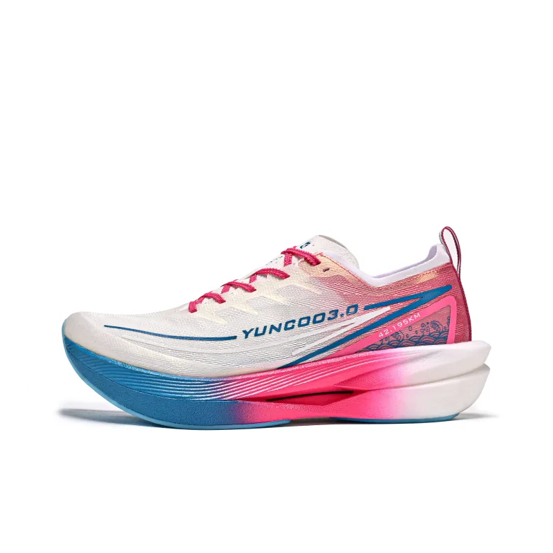 YUNCOO Cushioned Slip-Resistant Breathable Low-Top Marathon Couple Running Shoes Unisex Thunder And Lightning-1