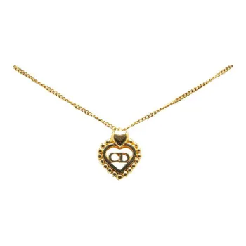 DIOR Cd Heart Necklace