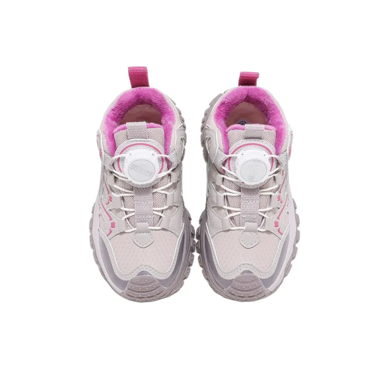 ABC KIDS Slip Resistant Lightweight Cushioning Kids Lifestyle Shoes Rice Rose Purple Kids'-5