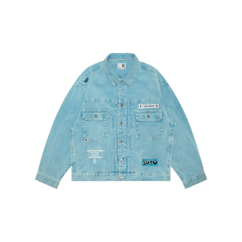Aape By *A Bathing APE® Moonface logo Hooded Jacket-1