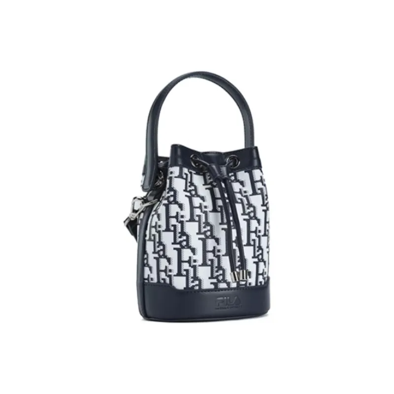 FILA PVC Bucket Bags Shoulder Bag Crossbody Bag Handbag Mini Women's Legend Blue-1