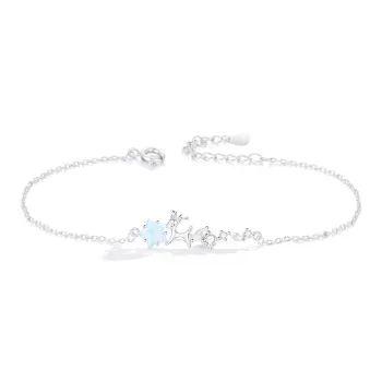 Love Link 925 Sterling Silver Bracelets Women's