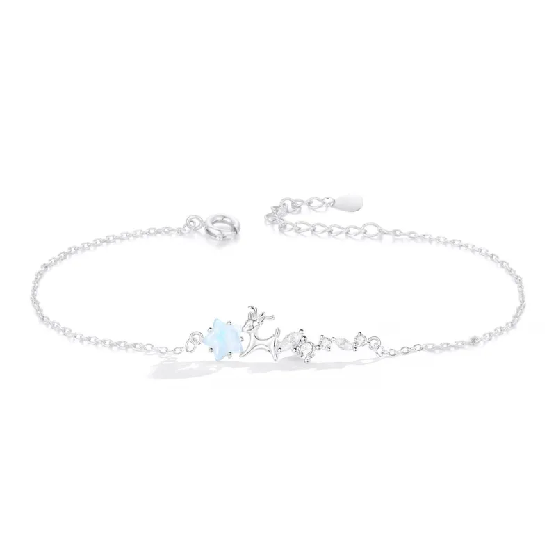 Love Link 925 Sterling Silver Bracelets Women's-0