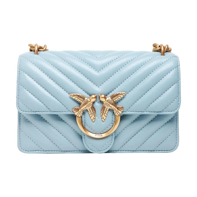 PINKO Love One Chevron Quilted Mini Crossbody Bag-0