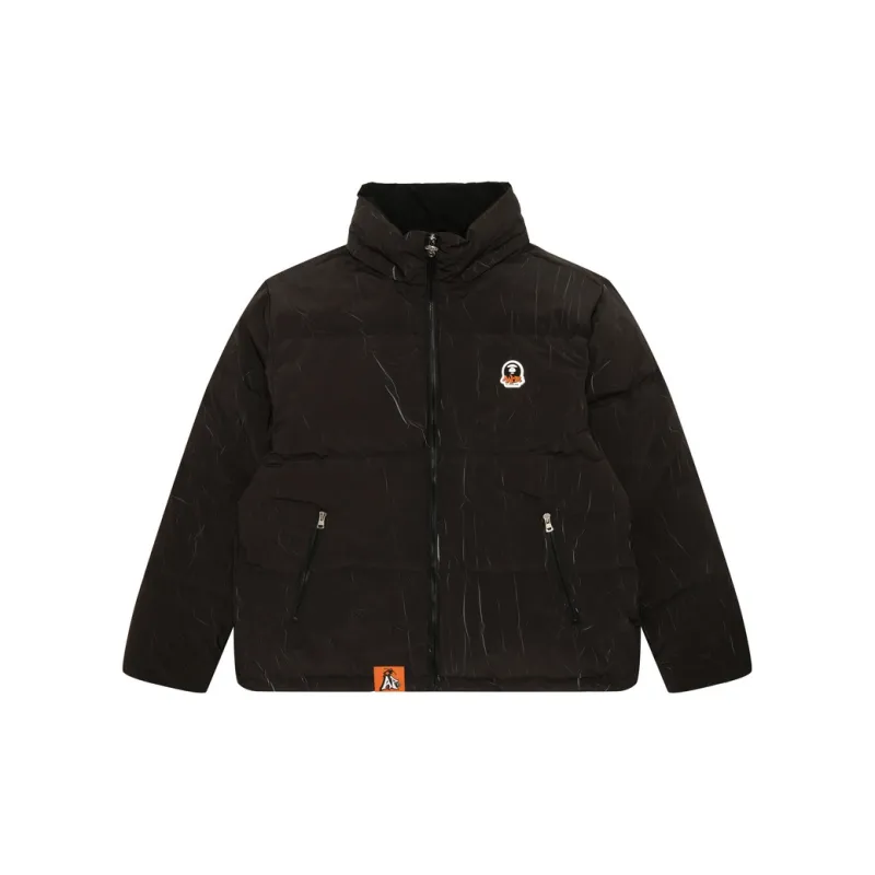 Aape By *A Bathing APE® Crease Effect Padded Jacket-2