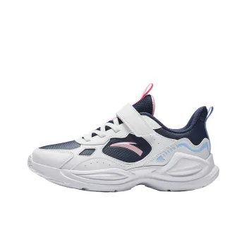 Antakids Lightweight Cushioning Low Top Kids' Running Shoes Blue White Teenagers