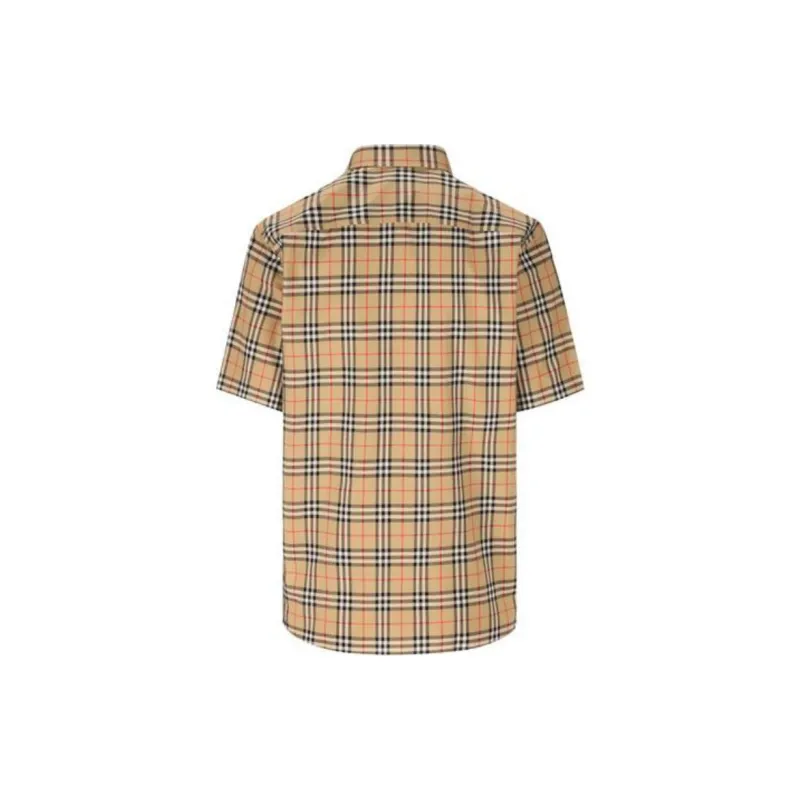Burberry Nova Check Pattern Cotton Shirt-1