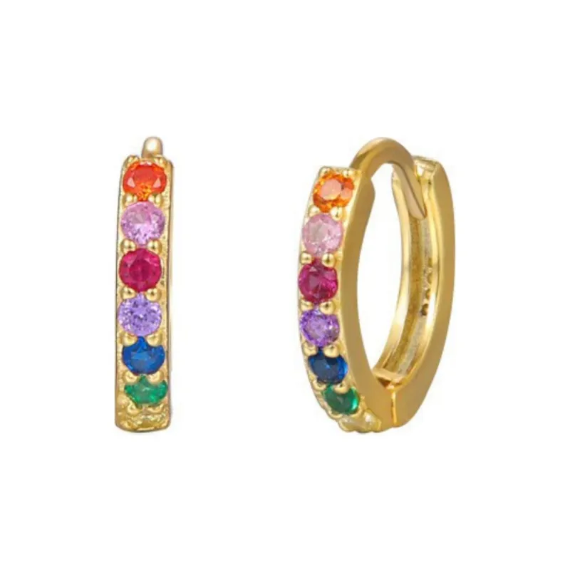 MONI JEWELLERY S925 Silver Earrings Women's Gold-5