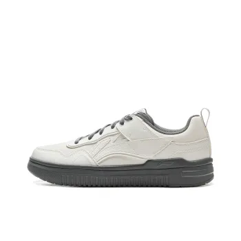 LiNing Qingyun Cyan Cloud Anti Slip And Wear Resistant Breathable Low Top Skateboard Shoes Men's White