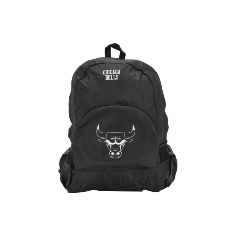 NBA Bulls Polyester Backpack Unisex Black-0