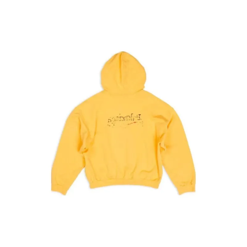 Balenciaga FW24 Sweatshirt Regular Fit Unisex Yellow-1