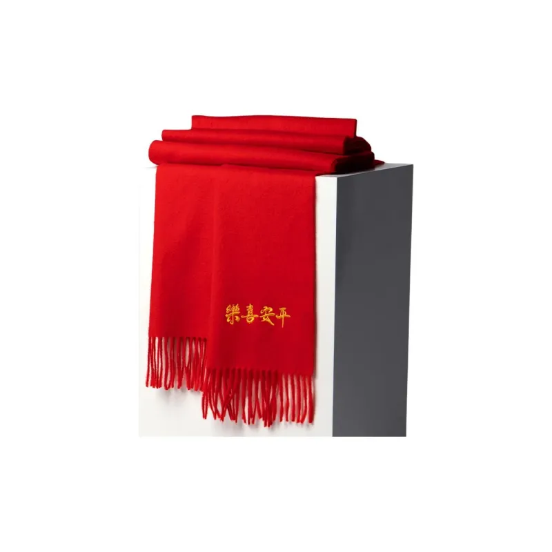 H YXIANG Wool Knit Scarves Unisex-1
