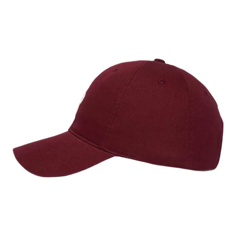 MLB Cotton Baseball Caps Unisex Burgundy-1