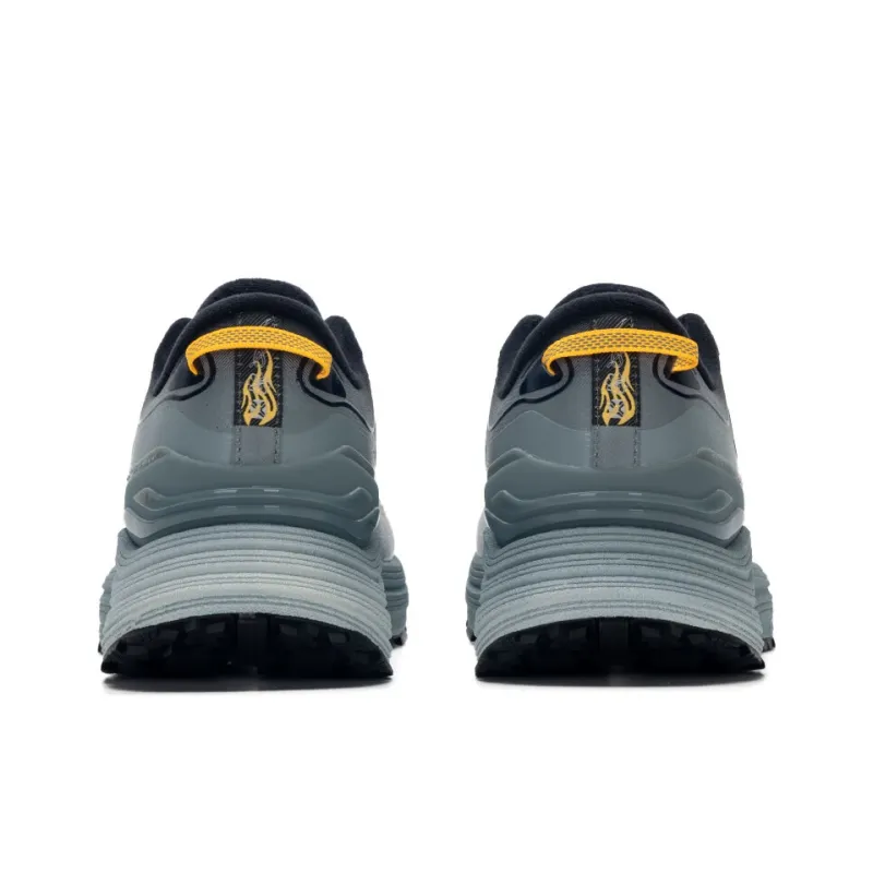 XTEP Cushioning Breathable Low-Top Training Running Shoes Men's Black Gray-3