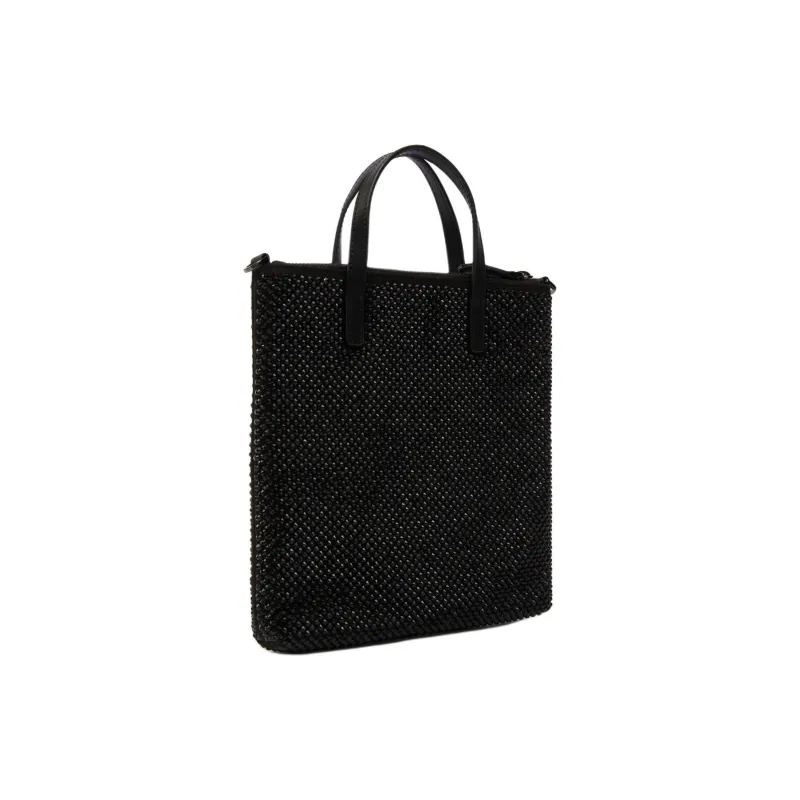 PINKO Nylon Tote Bag, Shopping Bag, Shoulder Bag, Crossbody Bag, Handbag Trumpets Women's Black-1