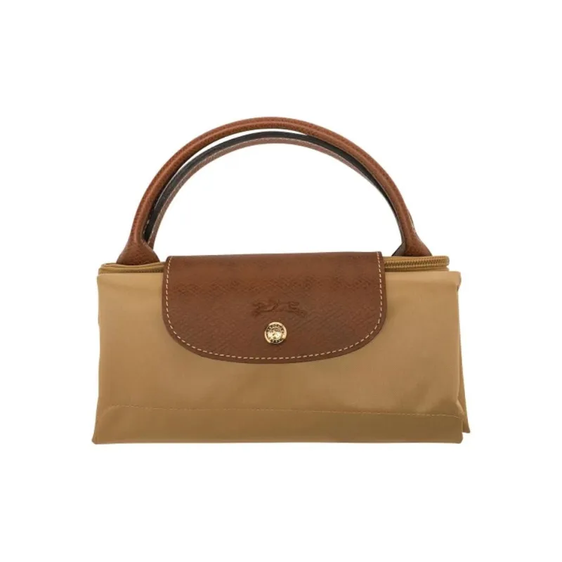 LONGCHAMP Le Pliage Recycled Polyamide Tote Bag Shopping Bag Handbag Small Size Women's Light Brown-1