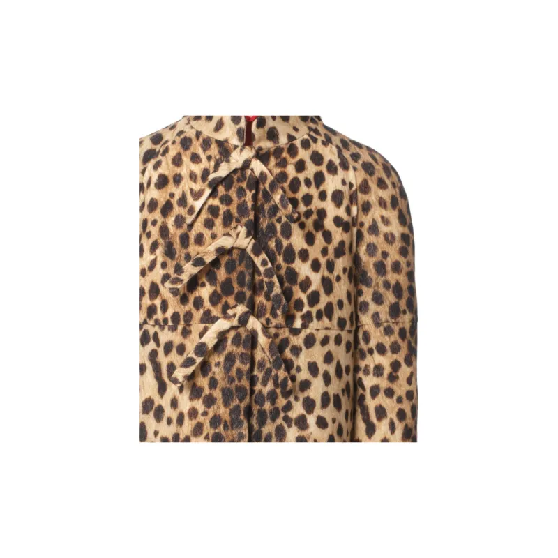 Valentino Jaguar Spots Leopard Printed Coat-6