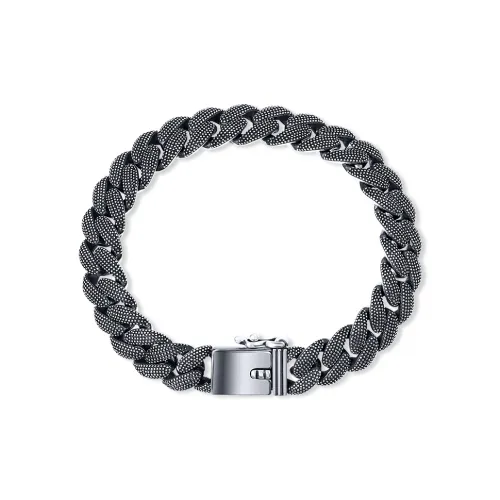 LUCKYMOJO 925 Sterling Silver Cuban Chain Unisex