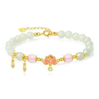 YINCHIE Hetian Jade Bracelets White Jade/Pale Greenish White Jade Women's