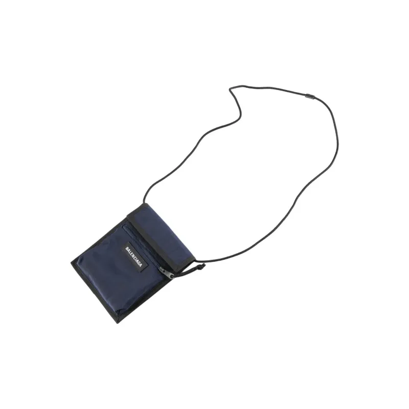 Balenciaga Explorer Nylon Crossbody Bag Shoulder Bag Unisex Marine Blue-3
