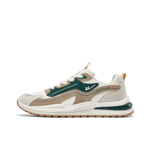 Warrior Abrasion Resistant Slip Resistant Low Top Casual Running Shoes Men's Beige Khaki Green