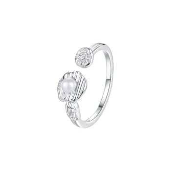 ZHENZHUAOMI Freshwater Pearl Rings Women's